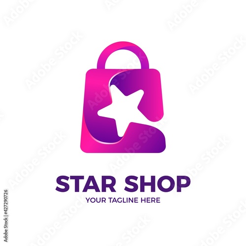 Shopping Bag 3D Logo Template