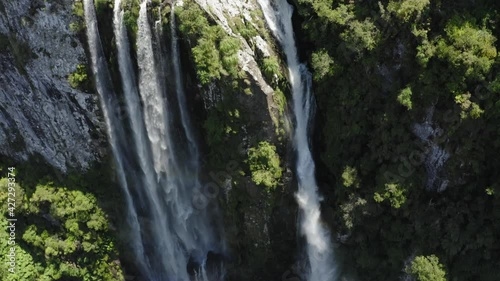 AEREA DRONE IMAGE IN CANYONS APARADOS SERRA SANTA CATARINA ITAIMBEZINHO