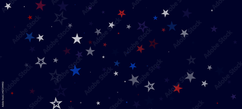 National American Stars Vector Background. USA Independence 4th of July Labor Veteran's 11th of November President's Memorial Day National American Stars Vector Background. USA Independence 4th of July Labor Veteran's 11th of November President's Memorial Day