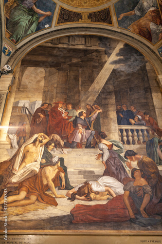 Photos Delacroix mural in Saint Sulpice