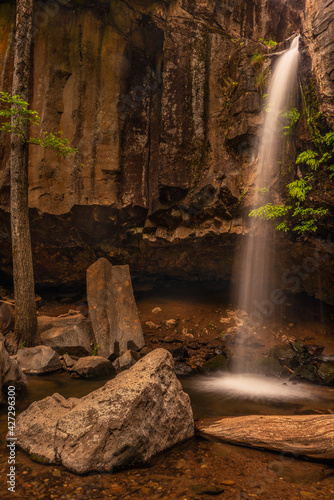 Water Fall In Grotto