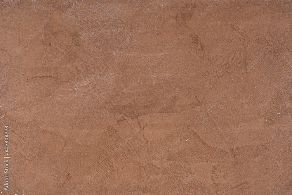 Fototapeta premium Lehmputztechnik, Spachteltechnik auf Musterplatten.