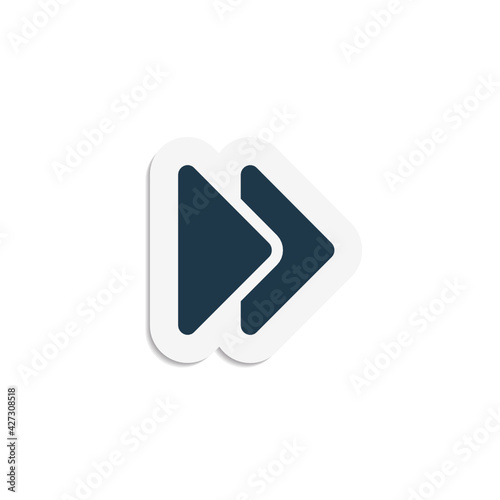 Fast Forward - Sticker