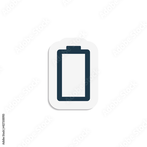 Empty Battery - Sticker