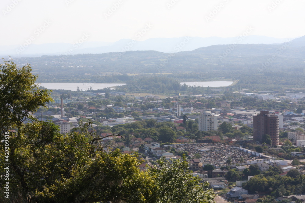 View of the city of Santa Cruz do Sul, Rio grande do sul, Brazil