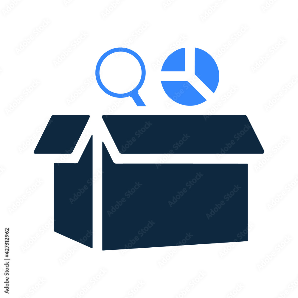 Box, package icon. Editable vector isolated on a white background. Box, package icon. Editable vector isolated on a white background.