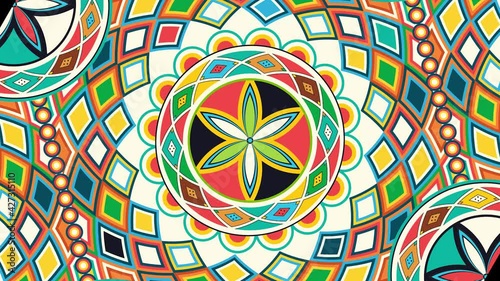 Najdi style rotating pattern