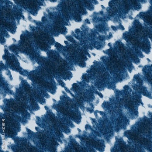 Jeans fashion background. Denim blue grunge textured seamless pattern