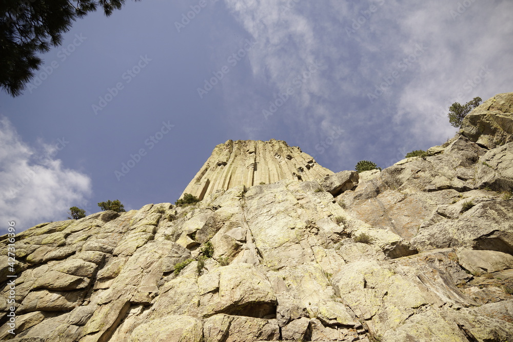 Landschaft rund um das Devils Tower National Monument in Wyoming
Landschaft rund um das Devils Tower National Monument in Wyoming