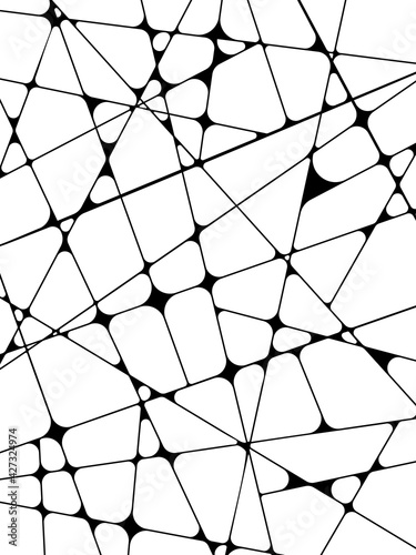 Modern stylish background. Black and white. Current drawing. Vector illustration