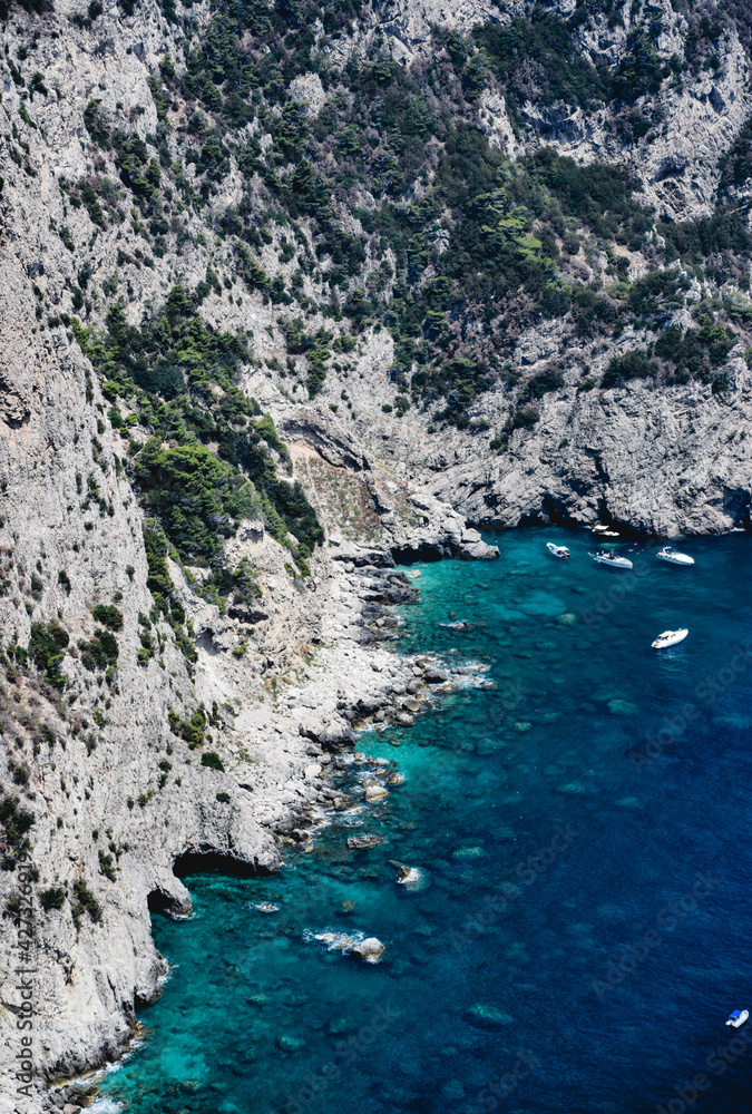 Beautiful view in Italy, Capri Island