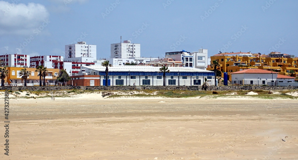 scenery landscape of seaside in spanish city Tarifa scenery landscape of seaside in spanish city Tarifa