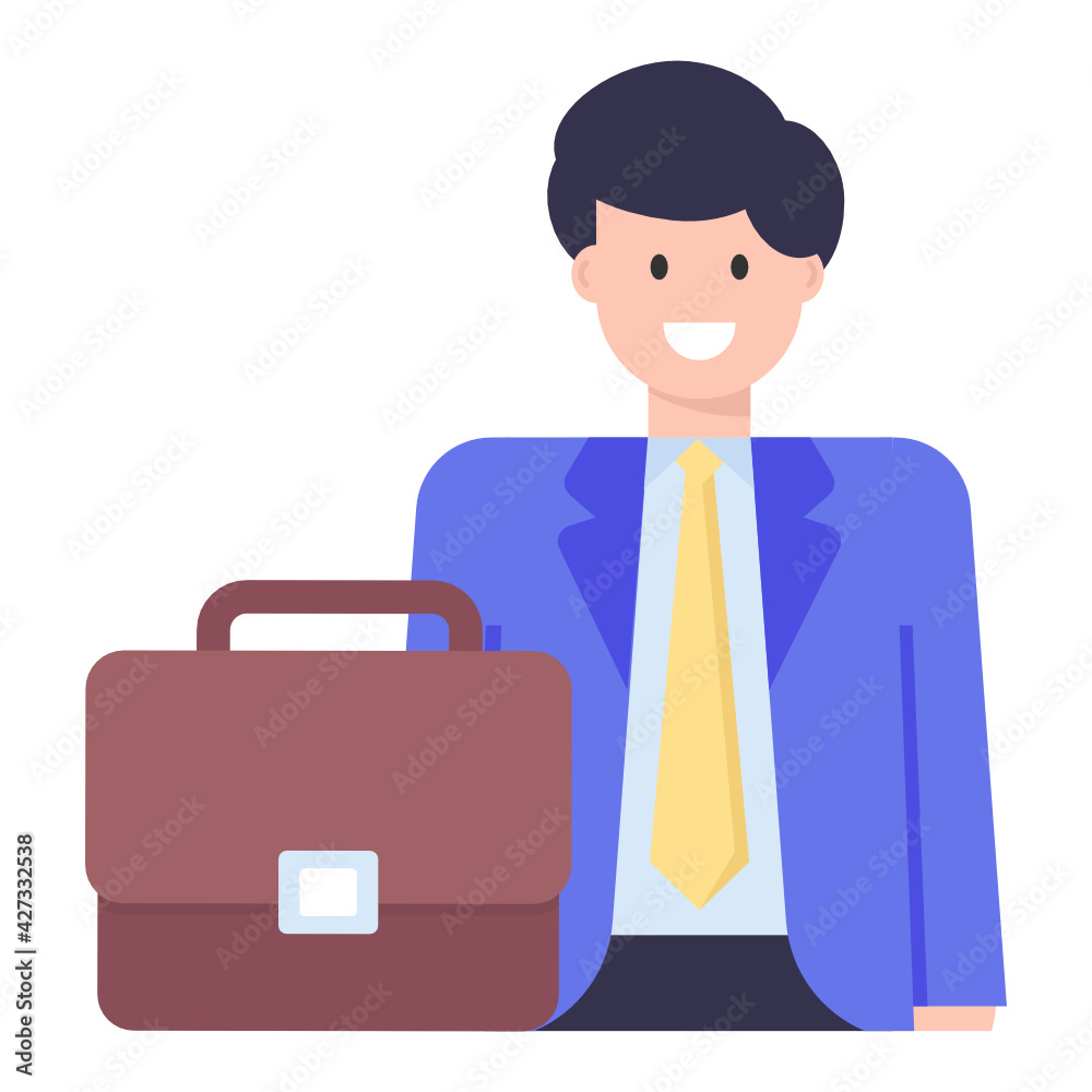 
A perfect design vector of office employee 

