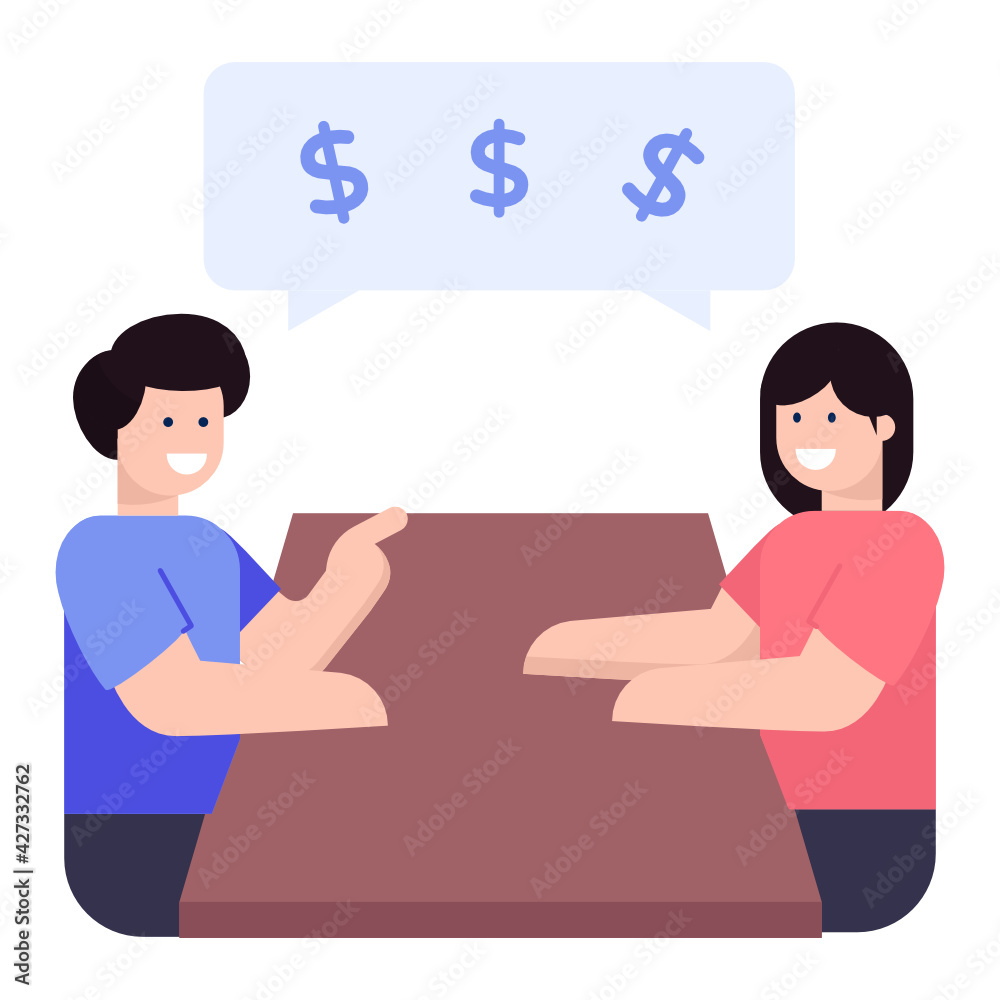 Business negotiation flat vector design, easy to use and editable
Business negotiation flat vector design, easy to use and editable