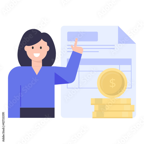 
Download this premium quality flat vector of capitalist

