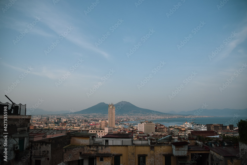 view in Naples, Italy