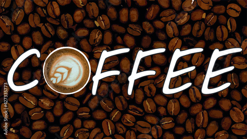 coffee beans background