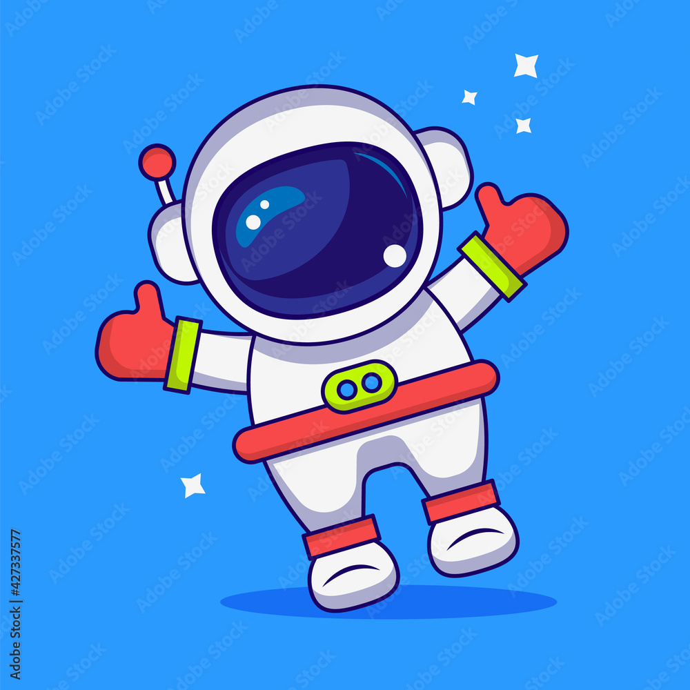 Little boy is an cosmonaut in space among the stars.
Little boy is an cosmonaut in space among the stars.