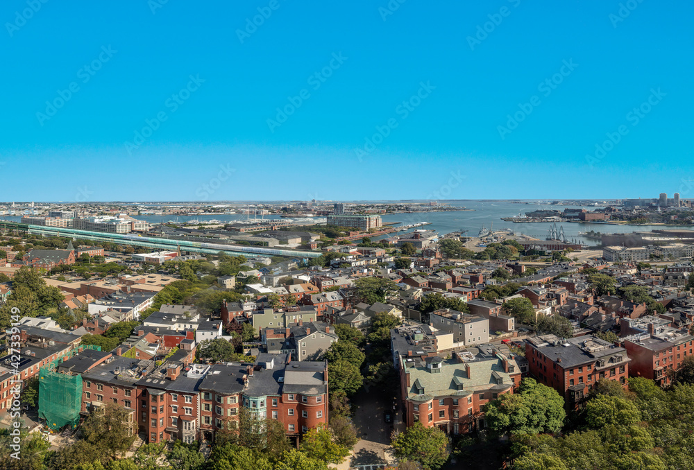 view from Bunker Hill Monument - Boston, USA