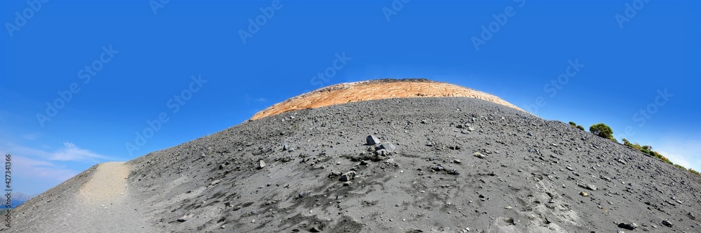 Cratère de la Fossa de Vulcano en Sicile