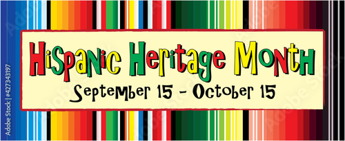 Hispanic Heritage Month with Colorful Blanket