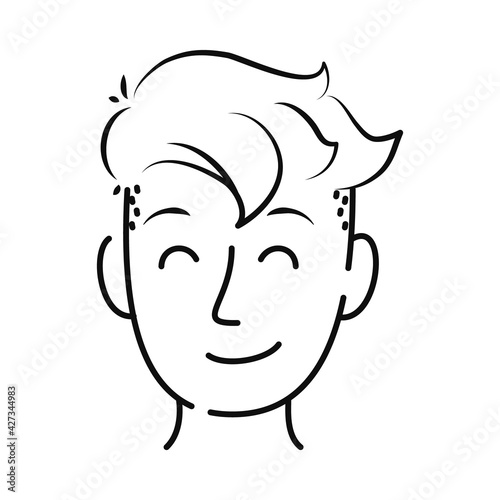 young man smiling
