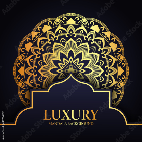 Luxury Mandala Islamic Background Design Template