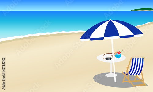 夏の海　ビーチ　