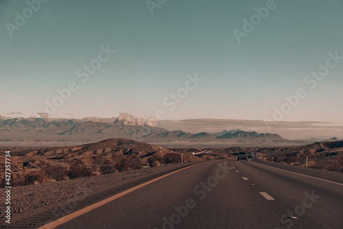 great basin hwy road to Hoover Dam, nevada, usa photo