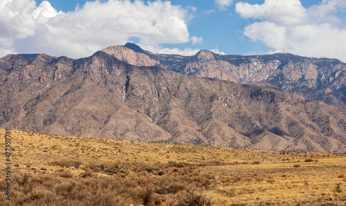 Scenic view of the Sandia Mountains, Albuquerque, New Mexico