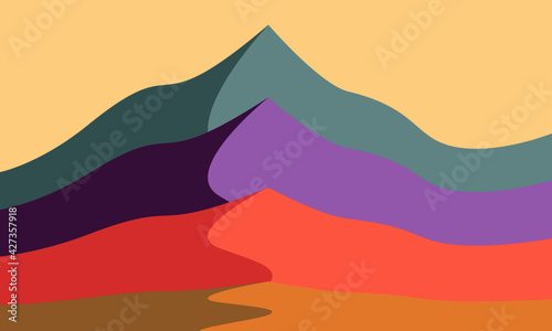 Ultra HD presentation backgrounds and textures, colorful abstract aesthetic background and texture - Royalty Free EPS vector illustration