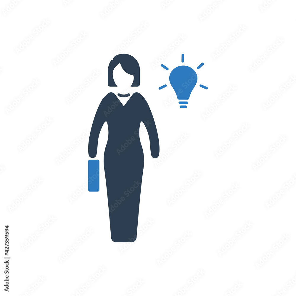 Fototapeta premium Business Brainstorming Icon