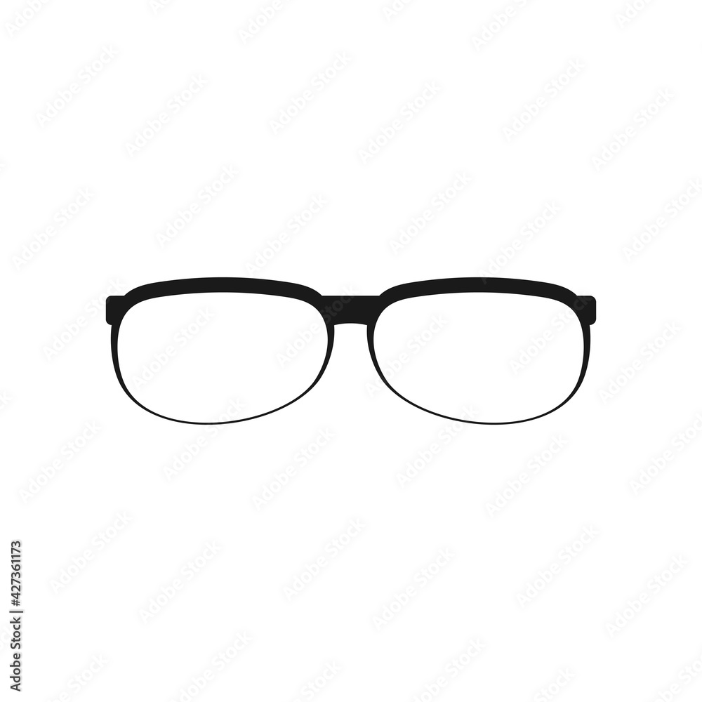 Fototapeta premium glasses logo