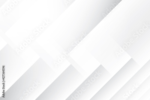 Abstract geometric white and gray color background. Vector illustration. 