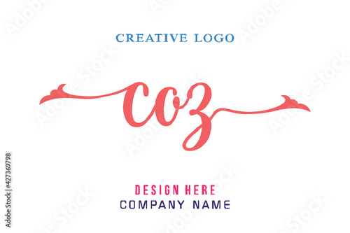 COZ lettering logo is simple, easy to understand and authoritative