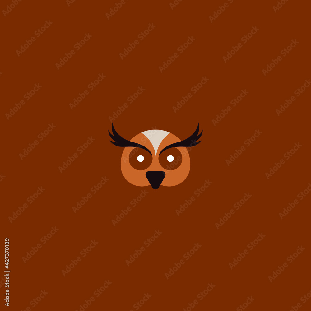 Naklejka premium Owl