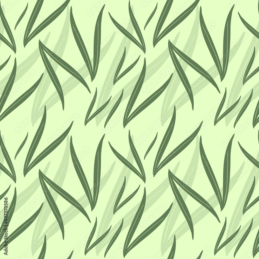 Fototapeta premium Floral Seamless Pattern Vector