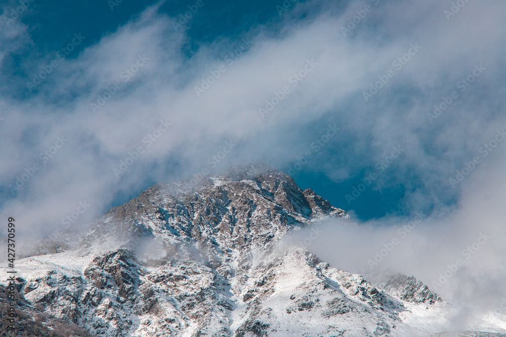 clouds in the mountains clouds in the mountains