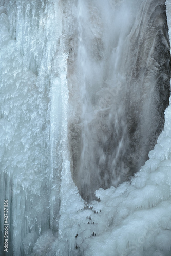 waterfall in the winter