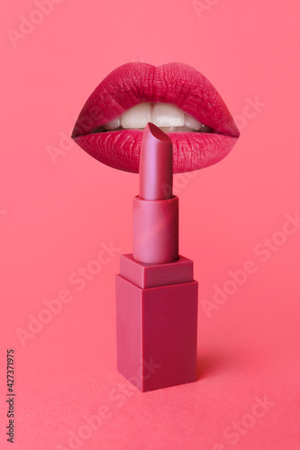Beautiful lipstick on color...