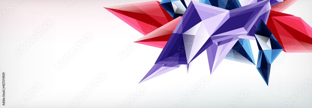 Vector 3d triangles and pyramids abstract background for business or technology presentations, internet posters or web brochure covers Vector 3d triangles and pyramids abstract background for business or technology presentations, internet posters or web brochure covers