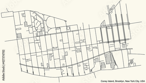 Photography Black simple detailed street roads map on vintage beige background of the quarte