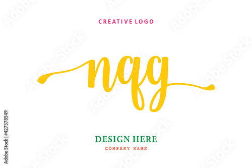 NQG lettering logo is simple  easy to understand and authoritative