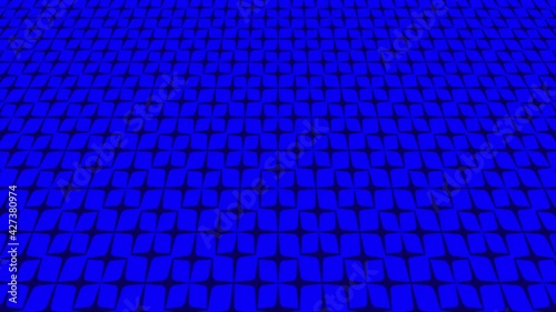 Background with colorful graphic pattern that tilts up and moves down, composed of geometric shapes, in 4K and 16: 9 video format.