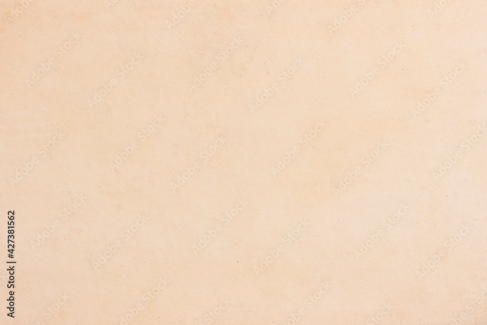A sheet of old, stained, yellowed paper. Neutral light texture. - obrazy, fototapety, plakaty 