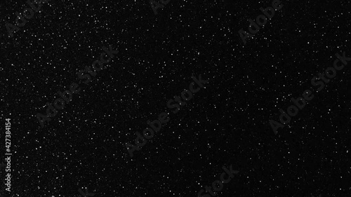 twinkling star particles animation in starry night background. sparkle star light in sky. flickering particles in the dark.