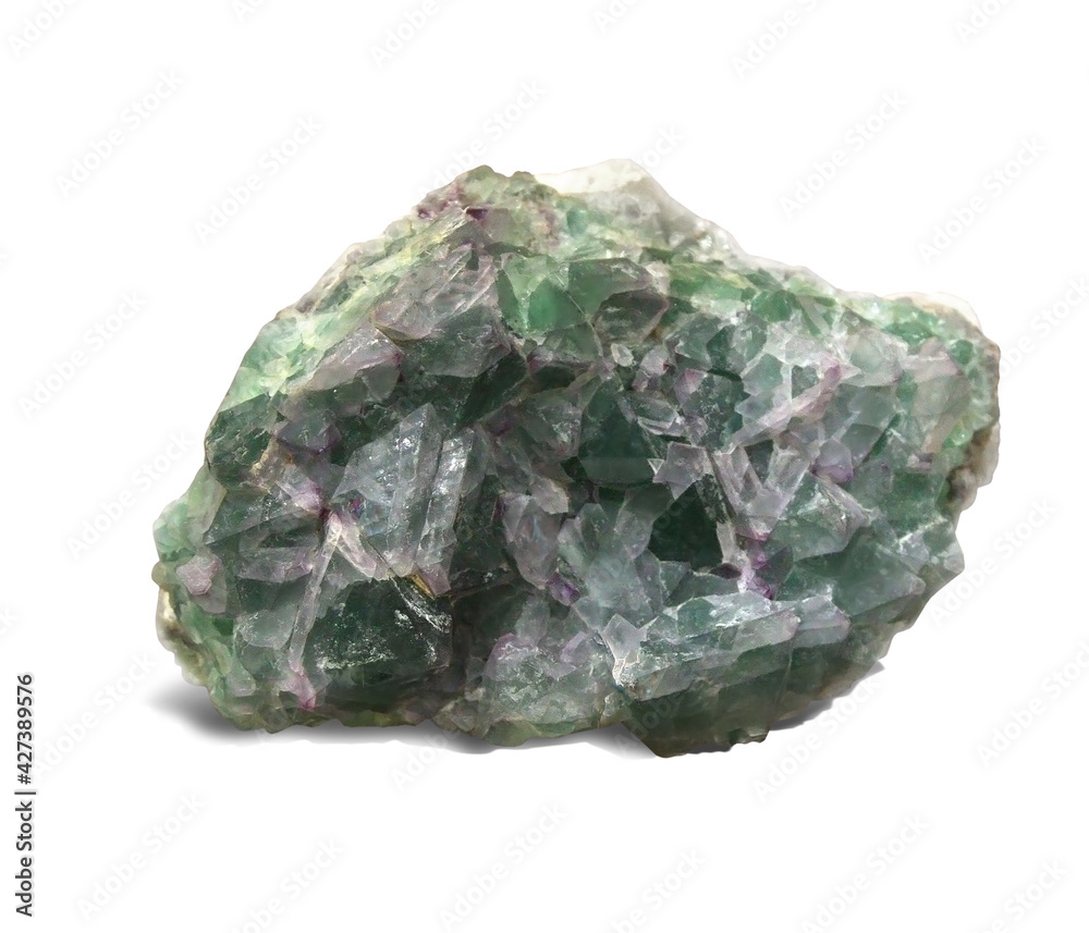 An excellent fluorite sample consisting of cuboid crystals. Fluorite is a multicolored mineral with overflows from saturated green and purple to gently pink. An excellent fluorite sample consisting of cuboid crystals. Fluorite is a multicolored mineral with overflows from saturated green and purple to gently pink.