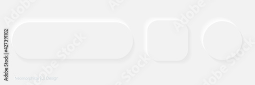 Web design ui elements. Vector interface buttons