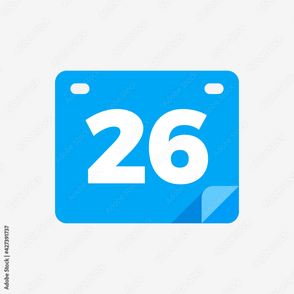 Calendar Color Flat Design Icon Calendar Color Flat Design Icon