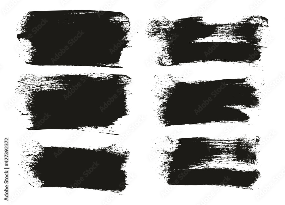 Round Sponge Thick Artist Brush Long Background High Detail Abstract Vector Background Set Round Sponge Thick Artist Brush Long Background High Detail Abstract Vector Background Set